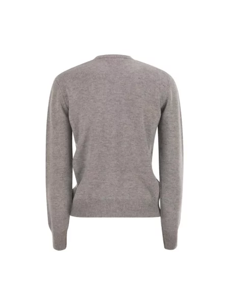 Sweter Mc2 Saint Barth wełniany szary