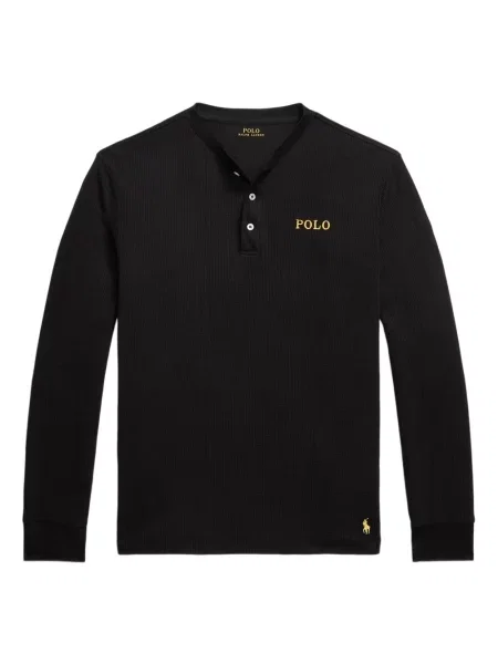 Tricou polo Polo Ralph Lauren cu dungi cu glugă de in albastru