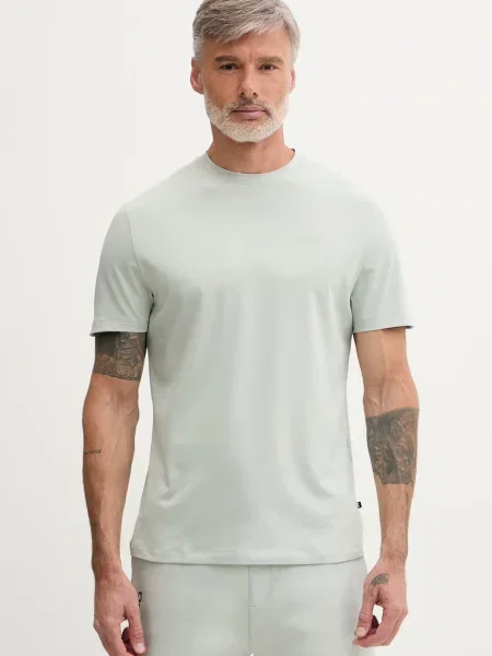 On kratka majica z bombažem Focus zelena