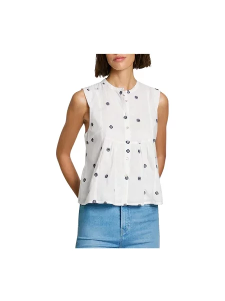 Top Pepe Jeans biały