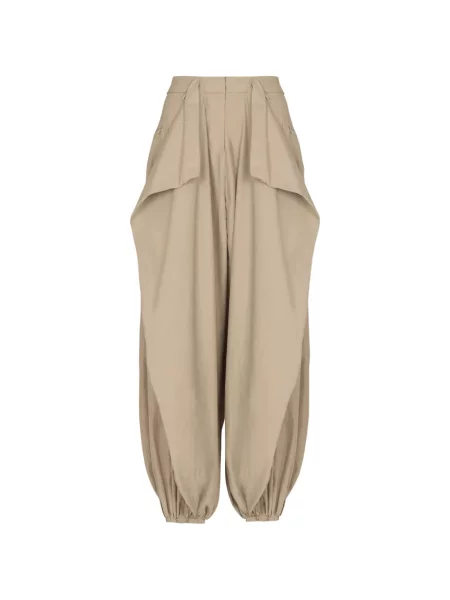 Pantaloni Balmain conici bej