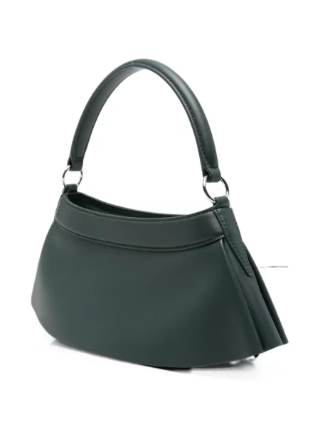 Geantă shopper Lacoste cu autograf verde