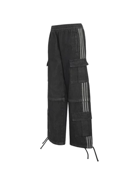Lung geacă cămașă Adidas cu broderie alergare alb
