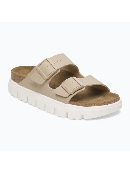 Șlapi pentru femei BIRKENSTOCK Arizona Chunky Birko-Flor sandcastle