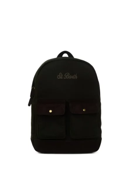 Rucsac Mc2 Saint Barth de catifea cord negru