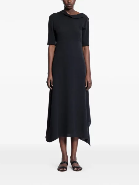 Rochie midi The Row până la genunchi de costum negru