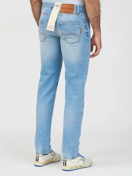 Джинси Armani Exchange блакитні