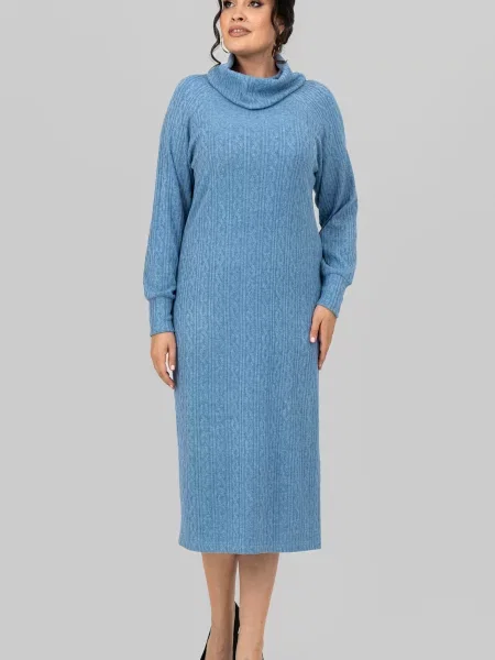 Сукня міді All Posa синій
