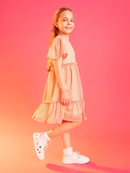 Rochie mini copii Defacto maro