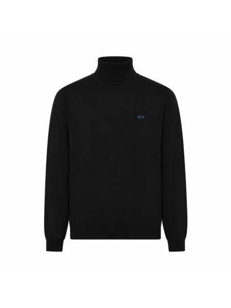 Sweter z golfem Sun68 czarny