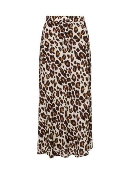 Marie Lund Spódnica Kobiety beżowy|brązowy wzorzysty 38 beżowa