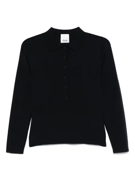 Polo Allude tricotate albastru