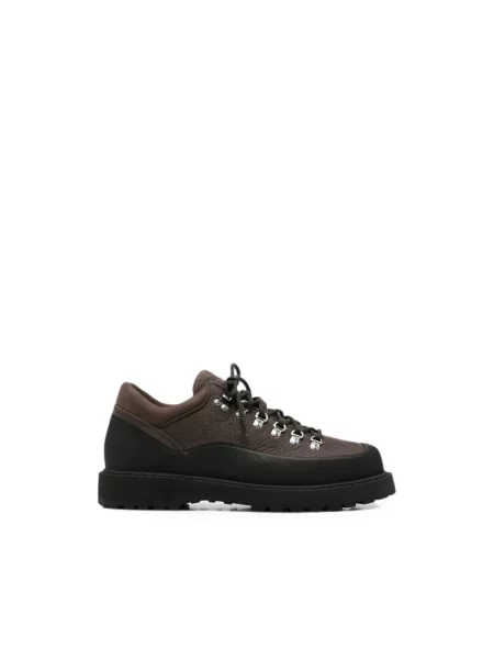 Sneakersy Diemme skórzane brązowe
