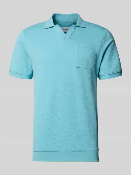 Koszulka polo o kroju regular fit z mieszanki bawełny S.oliver Red Label