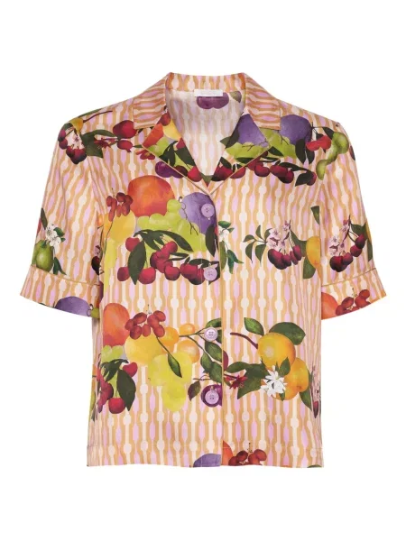 Cămașă Eres de mătase roz