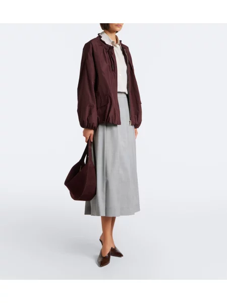 Fusta maxi 's Max Mara de lână gri