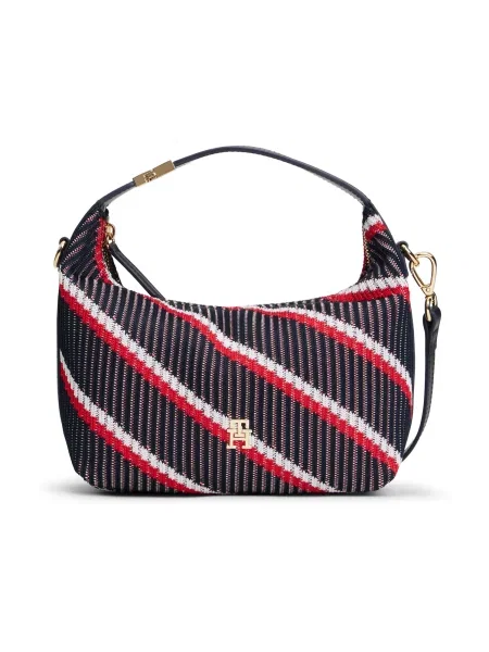 TOMMY HILFIGER Ručna torbica mornarsko plava / crvena bijela
