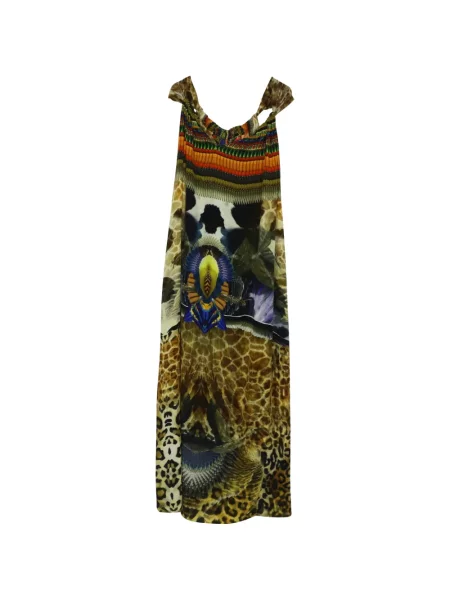 Rochie maxi Camilla de costum verde