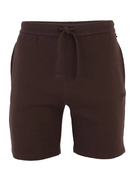 BOSS Pantaloni de pijama ciocolatiu
