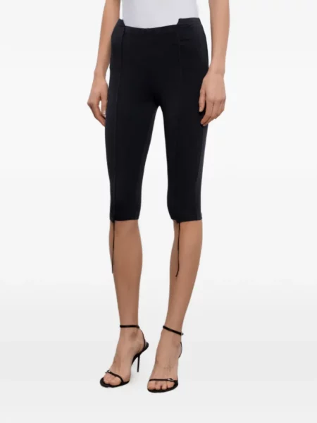 Pantaloni capri Vetements negru