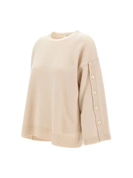 Sweter Kangra wełniany beżowy