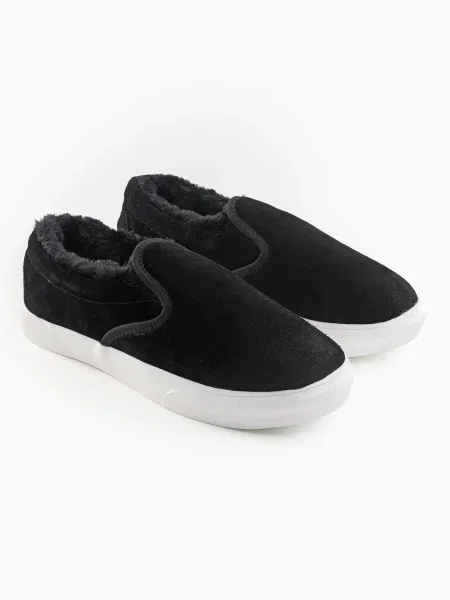 Minnetonka Teniși Wilder negru alb