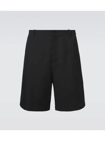 Vunene bermuda kratke hlače Jacquemus crna