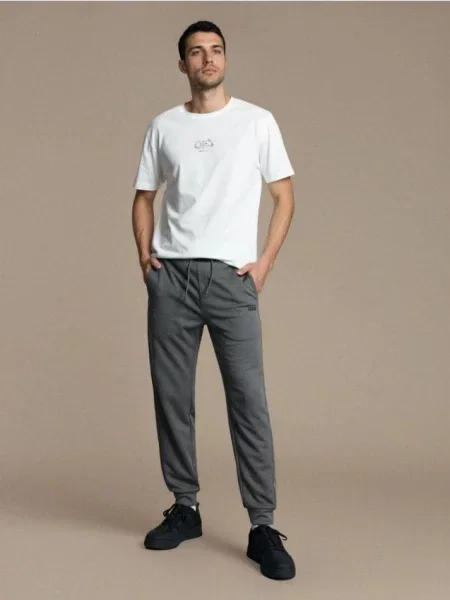 Sinsay Spodnie jogger szary