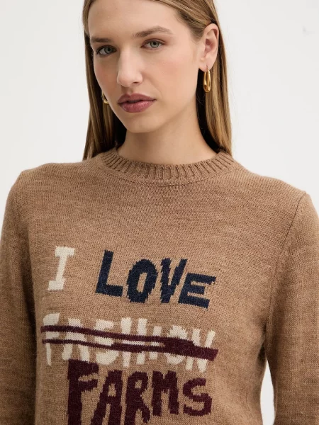 Weekend Max Mara kurtka puchowa CERBERO zimowa oversize brązowy