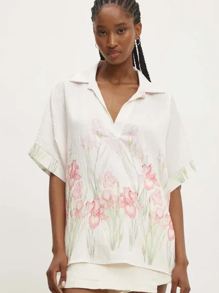 Блуза Answear Lab с десен розово