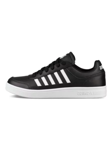 K-SWISS Pantofi cu șireturi Court Chasseur negru alb