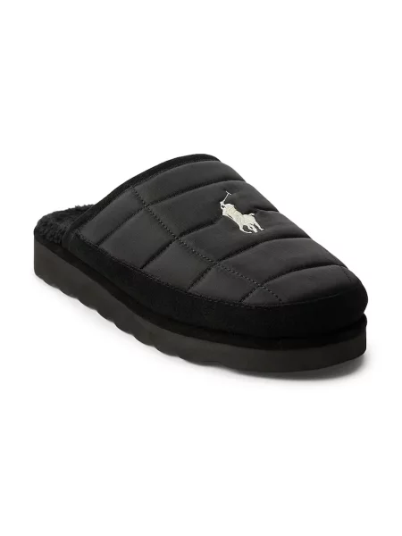 Тапочки Polo Ralph Lauren Reade Scuff Ii чорний