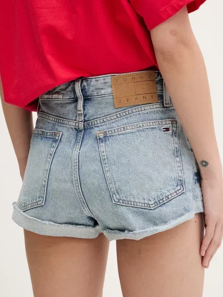 Tommy Jeans szorty jeansowe niebieskie