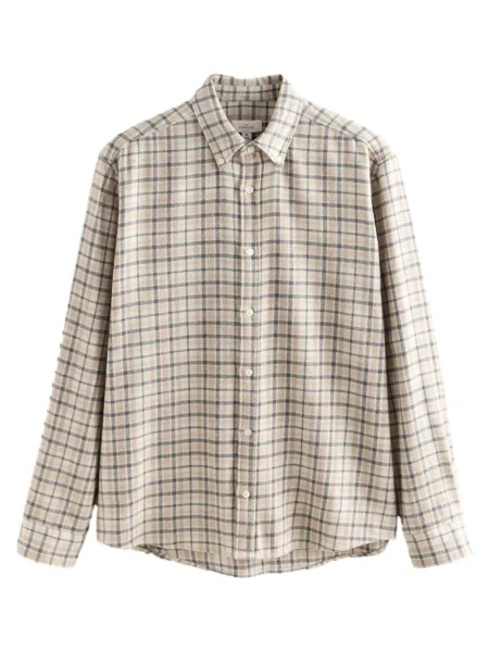 Next Košile / režná / antracitová béžová