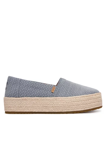 Espadrile Toms Valencia Svetlo modra
