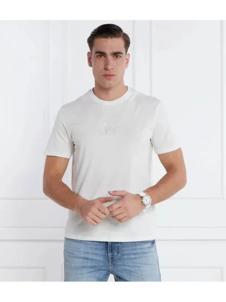 Armani Exchange Tricou alb