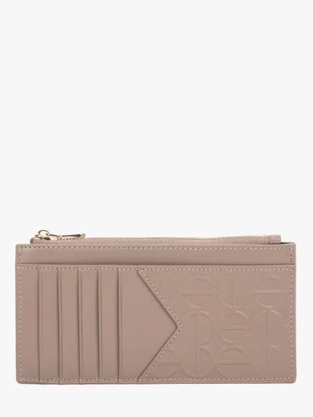 Estro Гаманець Шкіра бежевий