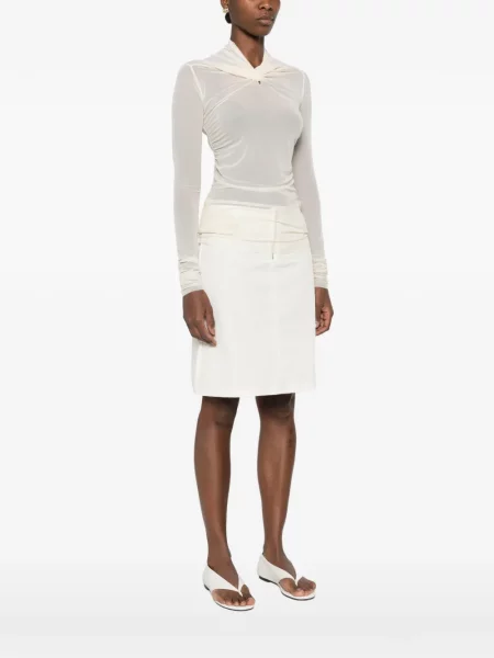 Lung top Rick Owens Lilies cu volane