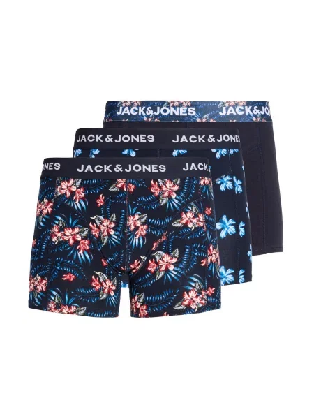 JACK & JONES Boxeri JACLAMINE albastru deschis / albastru închis / roșu alb