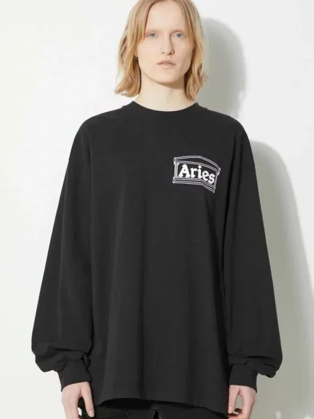 Μπλούζα με μακριά μανίκια Aries Temple LS Tee λευκό