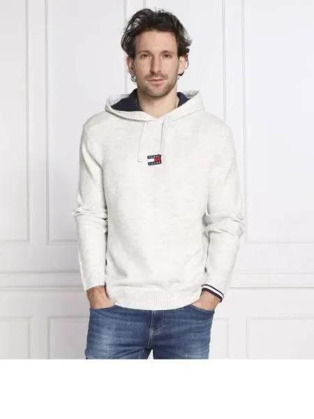Tommy Jeans Hanorac BADGE | Relaxed fit gri