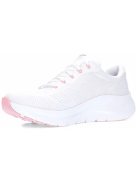 Sneakersy Skechers w jednolitym kolorze białe