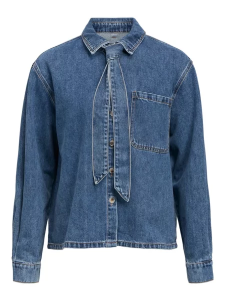 OBJECT Bluză OBJROSIE denim albastru