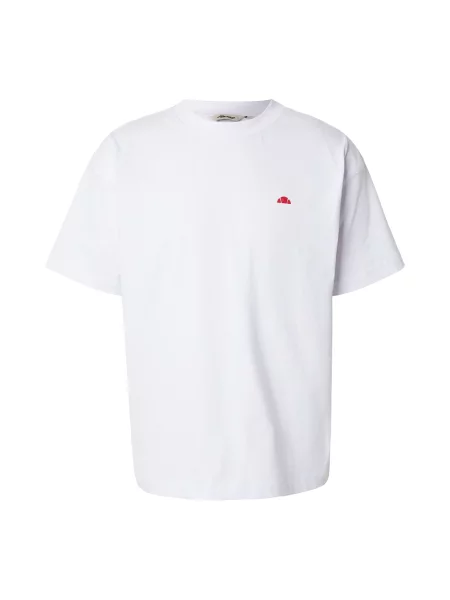 ELLESSE Majica Play Nice mornarska / svetlo modra / rdeča bela