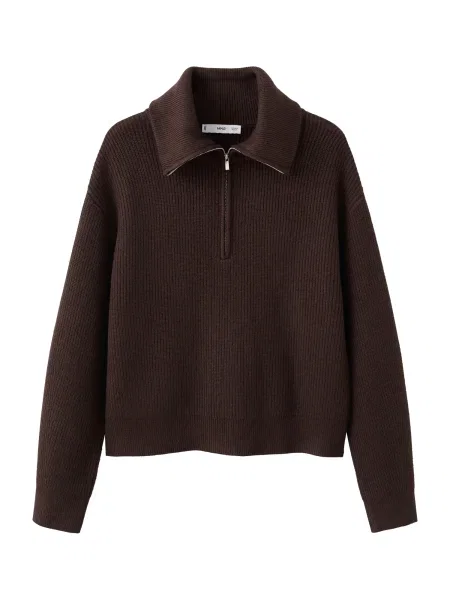 MANGO Pulover RIZON castaniu