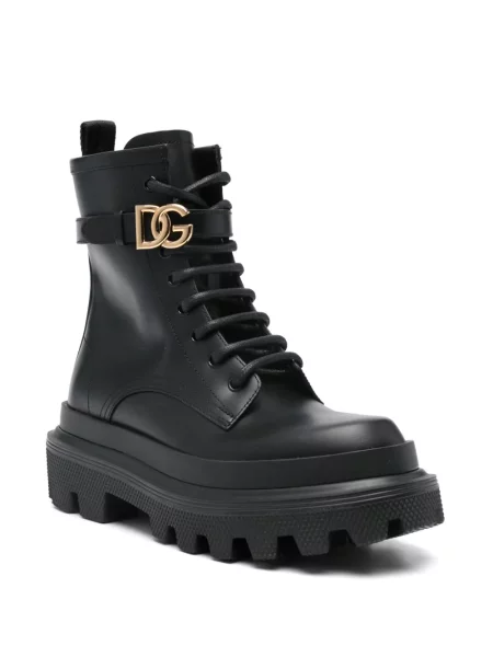 Auliniai batai Dolce & Gabbana su sagtimis juoda