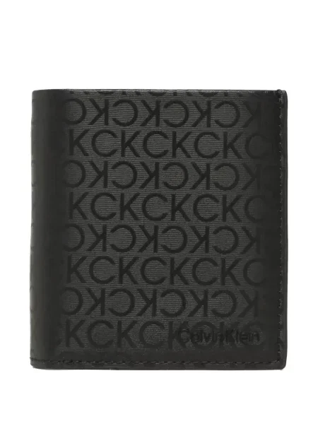 Portofel Calvin Klein cu autograf negru