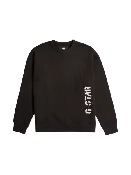 Bluza z kapturem G-star z kapturem czarna