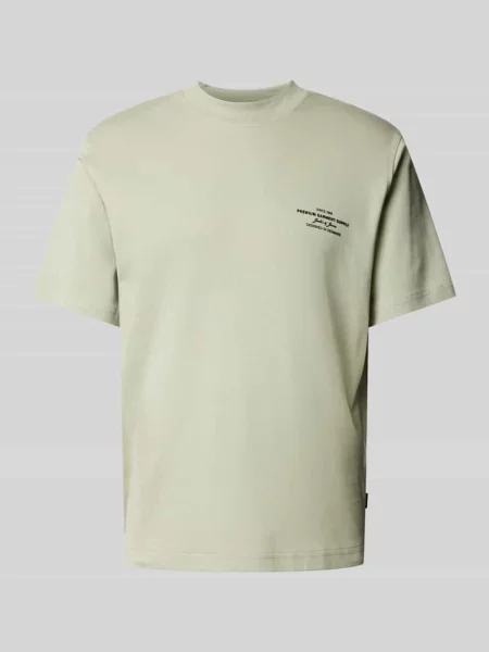 T-shirt z nadrukiem z logo model ‘LACHAD’ Jack & Jones Premium
