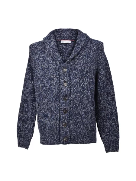 Kardigan Brunello Cucinelli niebieski